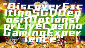 "Discover Exciting SGD Deposit Options for Live Casino Gaming Experience"